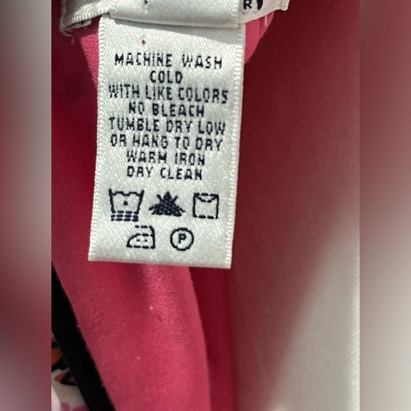 Lilly Pulitzer Petite 8 Sabrina Strapless Dress Black Flower Market Vintage 90’s - Picture 10 of 15